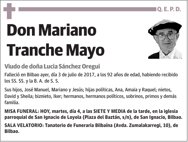 Mariano Tranche Mayo