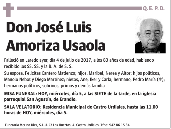 José Luis Amoriza Usaola