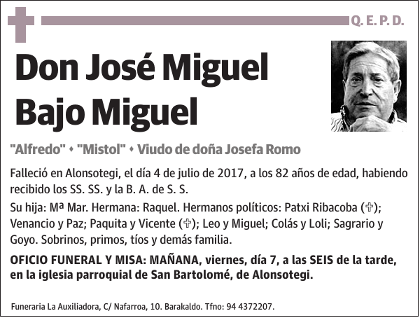 José Miguel Bajo Miguel