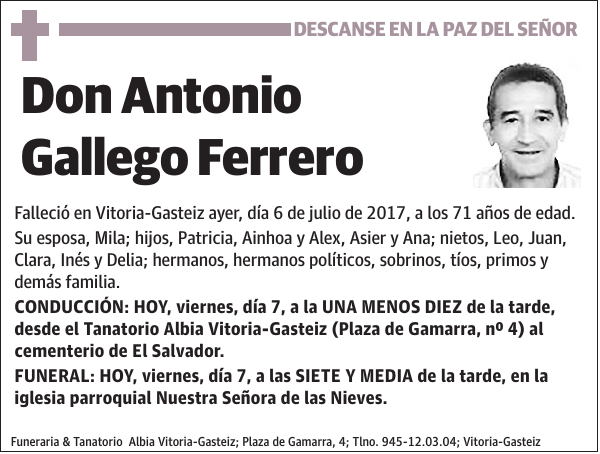 Antonio Gallego Ferrero