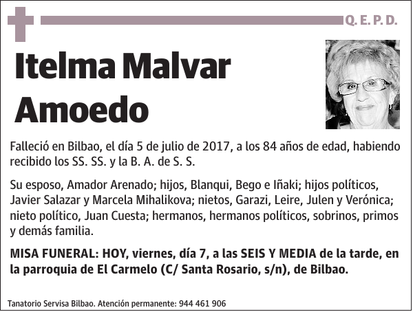 Itelma Malvar Amoedo