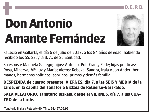 Antonio Amante Fernández