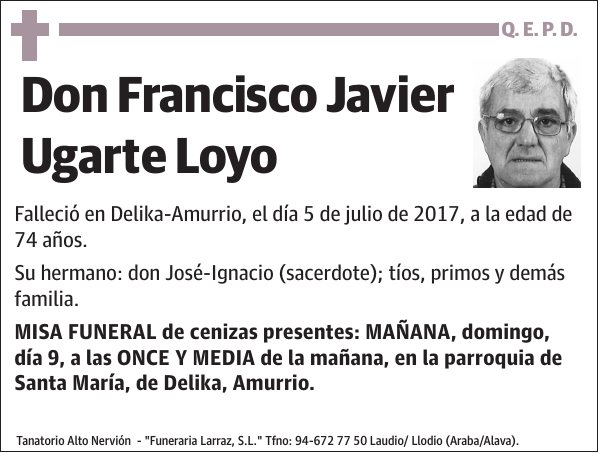 Francisco Javier Ugarte Loyo