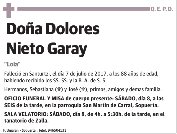 Dolores Nieto Garay