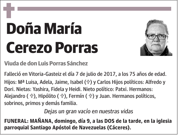 María Cerezo Porras