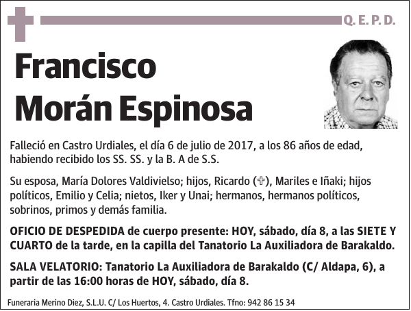 Francisco Morán Espinosa