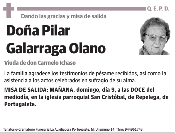 Pilar Galarraga Olano