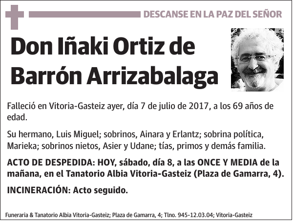 Iñaki Ortiz de Barrón Arrizabalaga