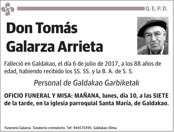 Tomás Galarza Arrieta