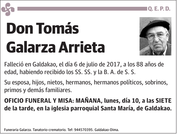 Tomás Galarza Arrieta