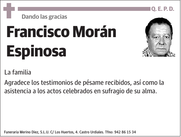 Francisco Morán Espinosa