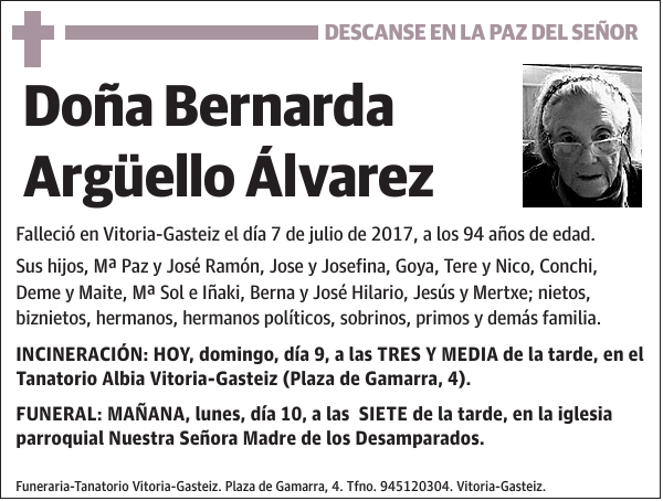 Bernarda Argüello Álvarez