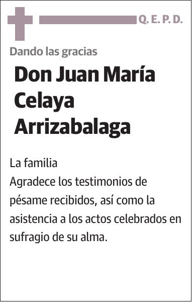 Juan María Celaya Arrizabalaga