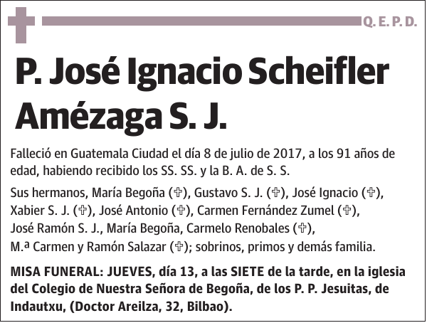 José Ignacio Scheifler Amézaga