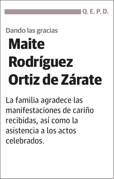 Maite Rodríguez Ortiz de Zárate