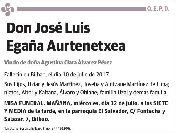 José Luis Egaña Aurtenetxea