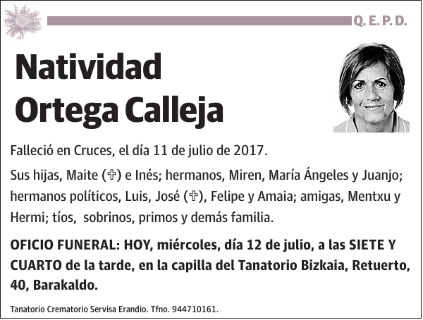 Natividad Ortega Calleja