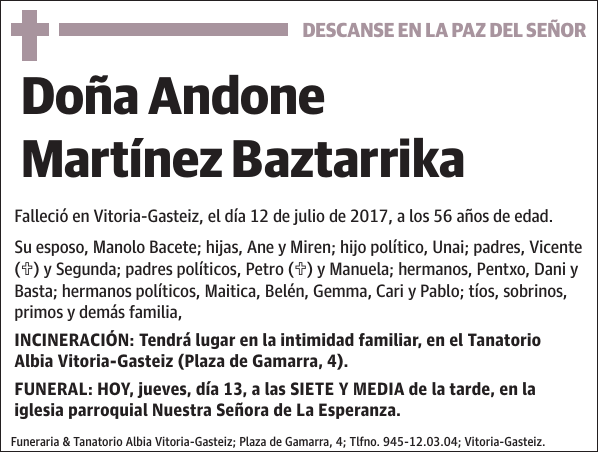 Andone Martínez Baztarrika