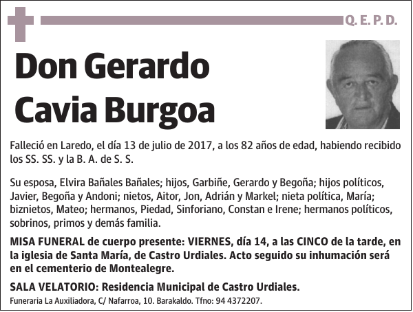 Gerardo Cavia Burgoa