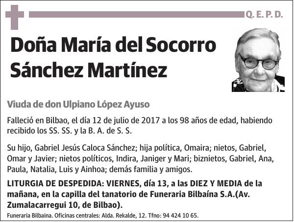 María del Socorro Sánchez Martínez