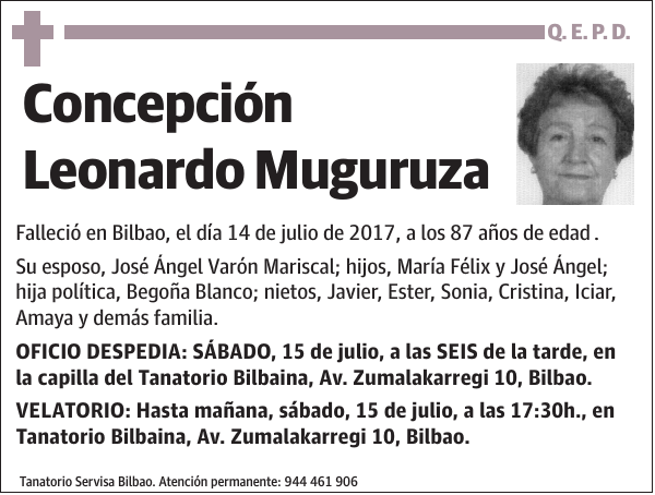 Concepción Leonardo Muguruza