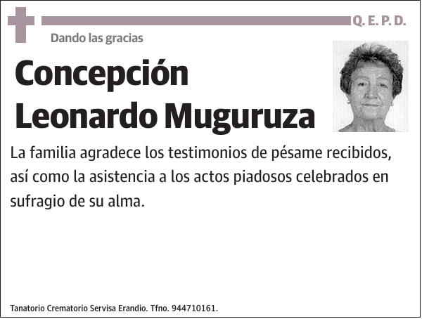 Concepción Leonardo Muguruza