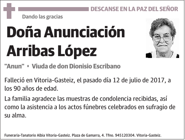 Anunciación Arribas López