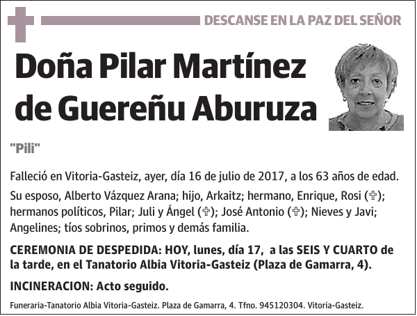 Pilar Martínez de Guereñu Aburuza