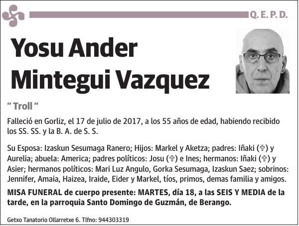 Yosu Ander Mintegui Vazquez