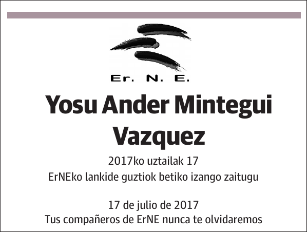 Yosu Ander Mintegui Vazquez