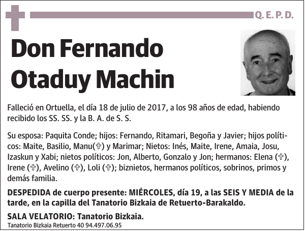 Fernando Otaduy Machin