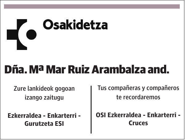 Mª Mar Ruiz Arambalza