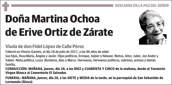 Martina Ochoa de Erive Ortiz de Zárate