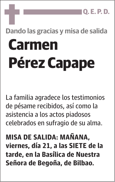 Carmen Pérez Capape