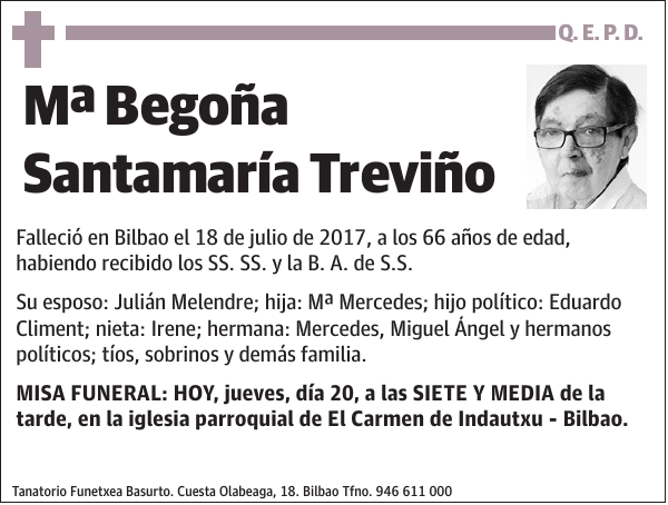 Mª Begoña Santamaría Treviño