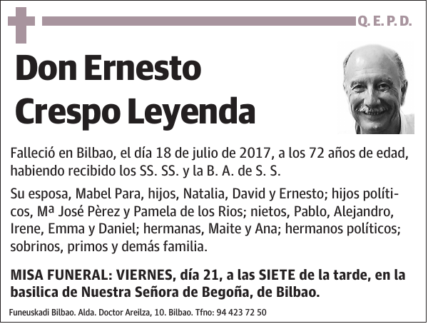 Ernesto Crespo Leyenda