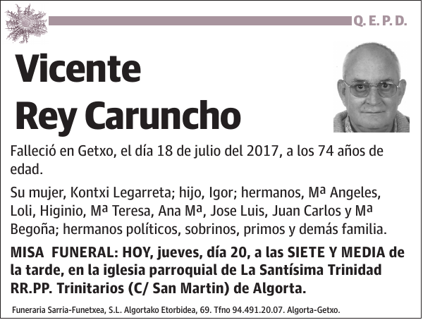 Vicente Rey Caruncho