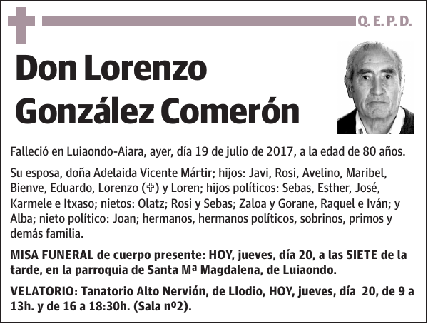 Lorenzo González Comerón