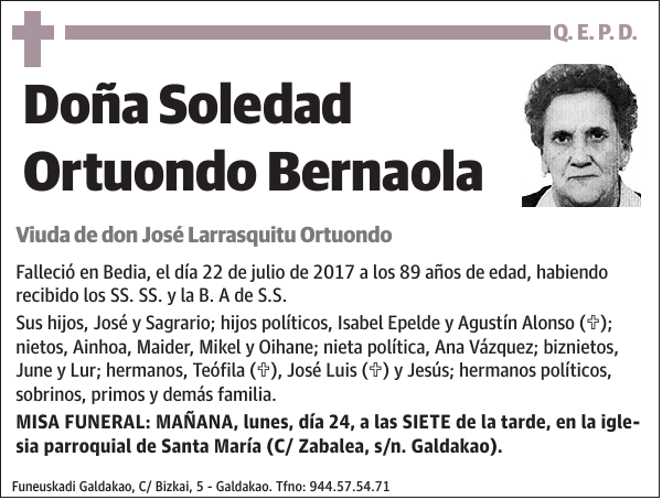 Soledad Ortuondo Bernaola