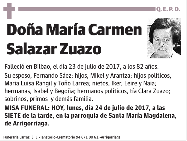 María Carmen Salazar Zuazo