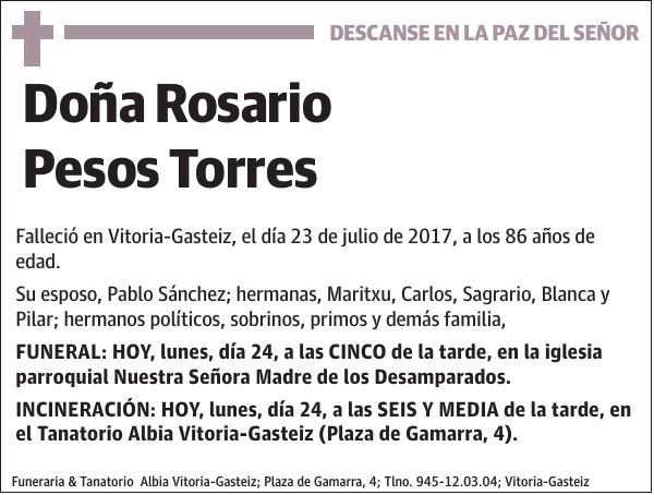 Rosario Pesos Torres