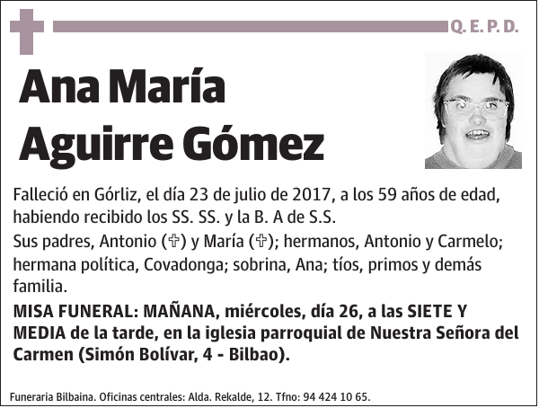 Ana María Aguirre Gómez