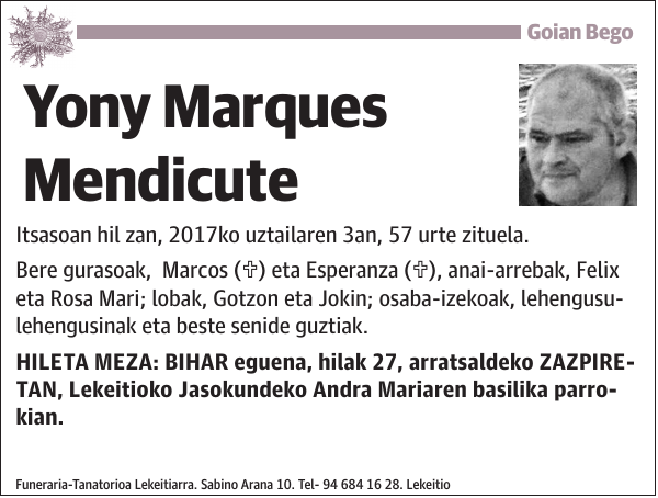 Yony Marques Mendicute