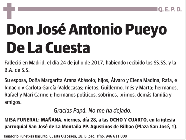 José Antonio Pueyo De La Cuesta