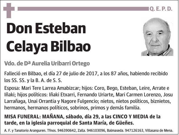 Esteban Celaya Bilbao