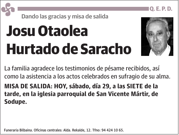 Josu Otaolea Hurtado de Saracho