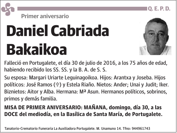 Daniel Cabriada Bakaikoa