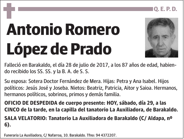 Antonio Romero López de Prado