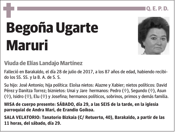 Begoña Ugarte Maruri