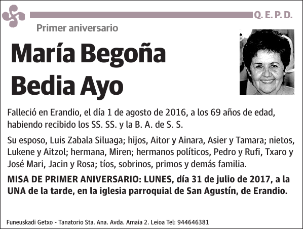 María Begoña Bedia Ayo